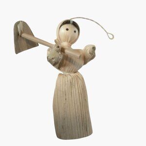 Handmaids Tale Corn Husk Doll Ornament Gardening Shovel Harvest Thanksgiving